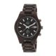 Earth Wood Bracelet Watch w/Date, Dark Brown/Dark Brown ETHEW5102