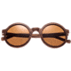 Earth Wood Canary Polarized Sunglass, Red Rosewood/Brown, One Size, ESG040R