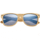 Earth Wood Cape Cod Sunglasses, Bamboo Frame, Celeste Lens, Polarized, One Size, ESG060B