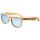 Earth Wood Cape Cod Sunglasses, Bamboo Frame, Celeste Lens, Polarized, One Size, ESG060B