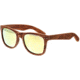 Earth Wood Cape Cod Sunglasses, Red Rosewood Frame, Yellow Lens, Polarized, One Size, ESG060R