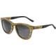Earth Wood Cove Polarized Sunglass, Zebrawood/Black, One Size, ESG010GR