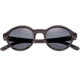 Earth Wood Maho Polarized Sunglass, Black Stripe/Black, One Size, ESG085G
