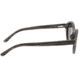 Earth Wood Maho Polarized Sunglass, Black Stripe/Black, One Size, ESG085G