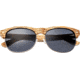Earth Wood Moonstone Polarized Sunglass, Bamboo-Ebony/Black, One Size, ESG017BE