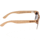 Earth Wood Moonstone Polarized Sunglass, Bamboo-Ebony/Black, One Size, ESG017BE