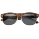 Earth Wood Moonstone Polarized Sunglass, Walnut-Zebra/Black, One Size, ESG017WZ