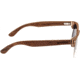 Earth Wood Moonstone Polarized Sunglass, Walnut-Zebra/Black, One Size, ESG017WZ