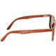 Earth Wood Pacific Polarized Sunglass, Brown/Blue, One Size, ESG008BL