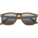 Earth Wood Pacific Polarized Sunglass, Zebrawood/Grey, One Size, ESG008SL