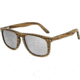 Earth Wood Pacific Polarized Sunglass, Zebrawood/Grey, One Size, ESG008SL