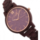 Earth Wood Pike Bracelet Watch, Plum, One Size, ETHEW5205