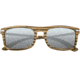 Earth Wood Queensland Polarized Sunglass, Zebrawood/Grey, One Size, ESG011SL