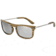 Earth Wood Queensland Polarized Sunglass, Zebrawood/Grey, One Size, ESG011SL