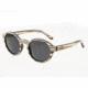 Earth Wood Maho Sunglasses, White Frame,  Black Lenses, ESG085W
