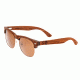 Earth Moonstone Polarized Sunglasses, Rosewood &amp; Ebony/Brown, ESG017RB
