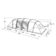 Easy Camp Huntsville 800 Tent - 8 Person, Gray / Silver, 120183