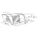 Easy Camp Palmdale 500 Tent - 5 Person, Gray / Silver, 120207