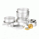 Easy Camp Storm Cooker Stove Pan set, Silver 680011