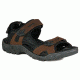 ECCO Yucatan Sandal - Men's-Bison/Black-Medium-41