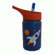 Eco Vessel Scout Stainless Steel Bottle - Kids-Rocketship-13 oz