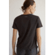 Ecoalf Becausalf T-Shirt - Womens, Asphalt, Extra Small, GATSBECAU8032WW21-303-XS