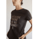 Ecoalf Becausalf T-Shirt - Womens, Asphalt, Extra Small, GATSBECAU8032WW21-303-XS