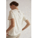 Ecoalf Becausalf T-Shirt - Womens, Light Beige, Large, GATSBECAU8032WW21-050-L