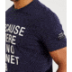 Ecoalf Natal Classic Because T-Shirt - Mens, Navy, Medium, GATSNATCL8012MW20-160-M