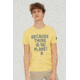 Ecoalf Natal Classic Because T-Shirt - Mens, Yellow, Small, GATSNATBE3000MS20-201-S