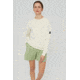 Ecoalf Ross Because Minimal Pink Sweatshirt - Womens, White, Large, GASTROSMI3000WW19-001-L