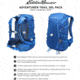 Eddie Bauer Adventurer Trail 30L Backpack, True Blue, EBB1003-400