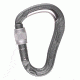 Edelrid HMS Bulletproof Screw Carabiner, Slate, 738120006630