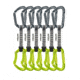 Edelrid Pure Set 6-Pack Quickdraw, Slate/Oasis, 10cm, 737910106270