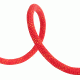 Edelweiss Flashlight II 10 mm Dry Rope-Red-60 m