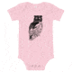 Milk X Whiskey Mountain Owl - Onesie 269F978C, Pink, 6-12m, 36232989443
