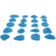 eGrips Drop Art Footholds, Blue, 301213-1301