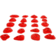 eGrips Drop Art Footholds, Red, 301213-1112