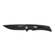 EIKONIC Knife Company Aperture Folding Knife, 3.14in, D2 Steel w/Rockwell Hardness of 59-60, G10 Handle, Black/ Black, 550BB