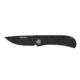 EIKONIC Knife Company Fairwind Folding Knife - Designed by HEA Designs, 2.72in, D2 Steel w/ Rockwell Hardness of 59-60, G10 Handle, Black/Black, 220BB