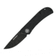 EIKONIC Knife Company Fairwind Folding Knife - Designed by HEA Designs, 2.72in, D2 Steel w/ Rockwell Hardness of 59-60, G10 Handle, Black/Black, 220BB