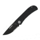 EIKONIC Knife Company Fairwind Folding Knife, 2.72in, D2 Steel w/ Rockwell Hardness of 59-60, G10 Handle, Black/Black Serrated, 220BBS