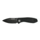 EIKONIC Knife Company Kasador Folding Knife, 2.7in, D2 Steel w/ Rockwell Hardness of 59-60, Micarta Handle, Black/Black, 331BB