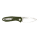 EIKONIC Knife Company Kasador Folding Knife - Designed by Jonas Iglesias, 2.7in, D2 Steel w/ Rockwell Hardness of 59-60, Micarta Handle, Satin/Green, 331SGN
