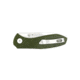 EIKONIC Knife Company Kasador Folding Knife - Designed by Jonas Iglesias, 2.7in, D2 Steel w/ Rockwell Hardness of 59-60, Micarta Handle, Satin/Green, 331SGN