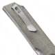 EIKONIC Knife Company Tsuru 3.30 Folding Tanto Plain Satin 154CM SS Blade, 4.20 Green Canvas Micarta Handle, TS8SG