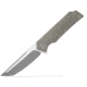 EIKONIC Knife Company Tsuru 3.30 Folding Tanto Plain Satin 154CM SS Blade, 4.20 Green Canvas Micarta Handle, TS8SG