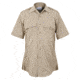 Elbeco California Highway Patrol Short Sleeve Poly/Rayon Shirt - Mens, 14.5 in, Tan, 248N-14.5