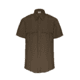 Elbeco TexTrop2 Zippered Short Sleeve Polyester Shirt - Mens, 16.5 in, Brown, Z3315N-16.5