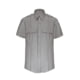 Elbeco TexTrop2 Short Sleeve Polyester Shirt - Mens, 17 in, Gray, Z3311N-17